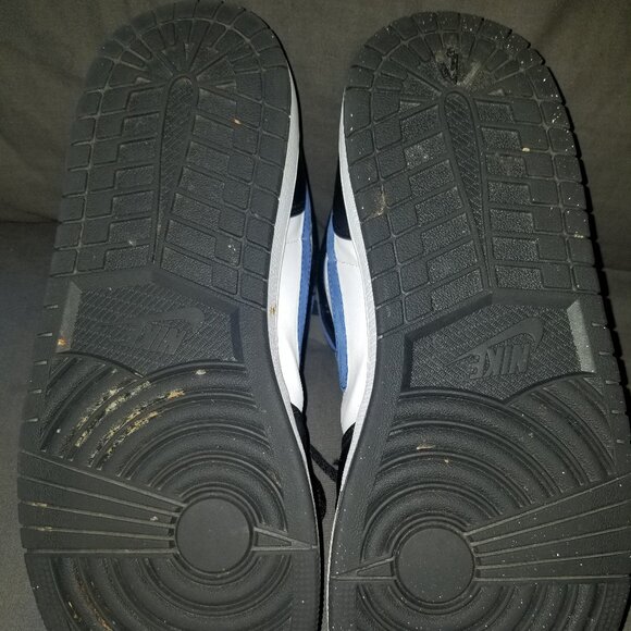 JORDAN 1 MID White Black Racer Blue - Picture 7 of 8